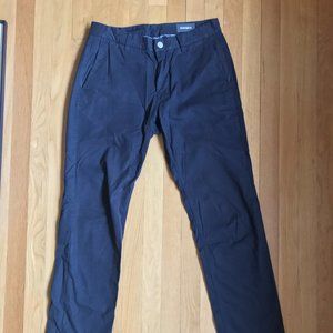 Bonobos Washed Chinos Blue Pants 30x30 Slim Fit